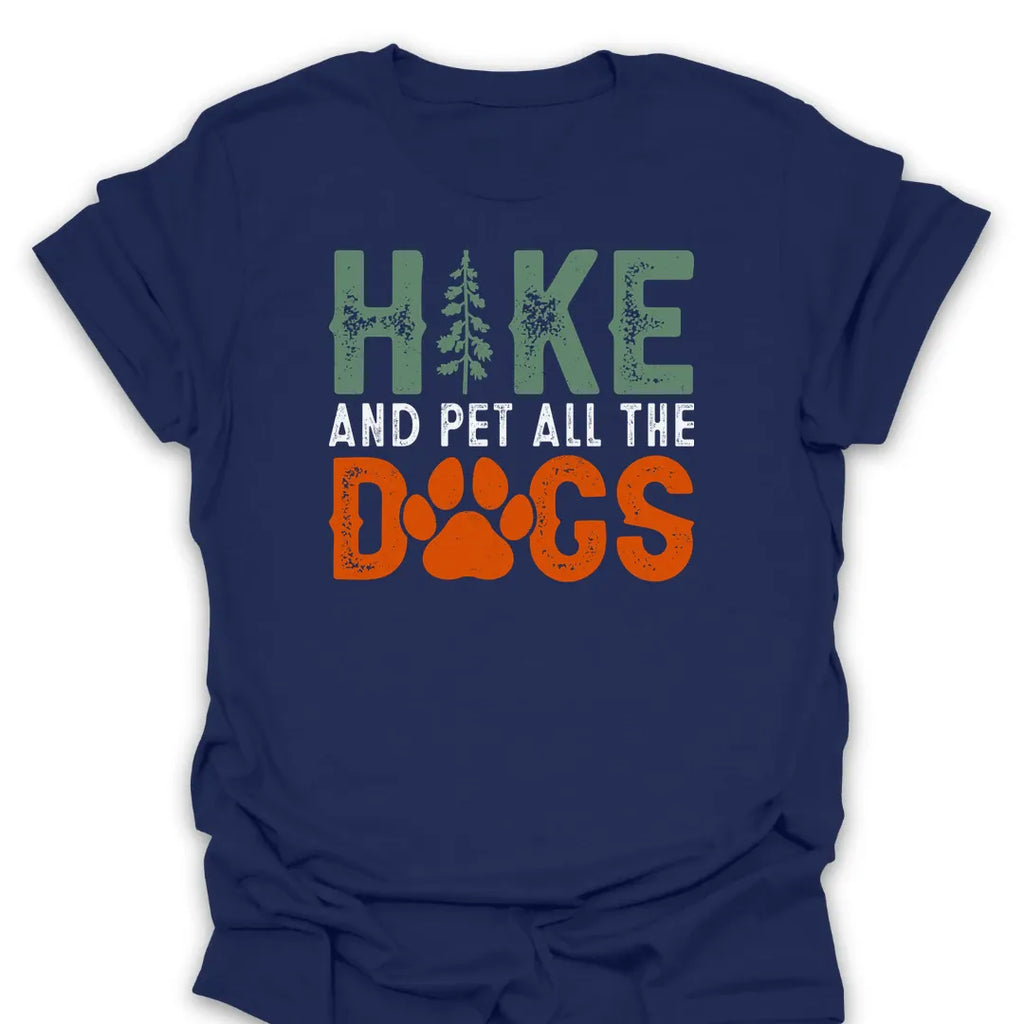 T-Shirt Navy / S Hike & Pet All The Dogs T-Shirt