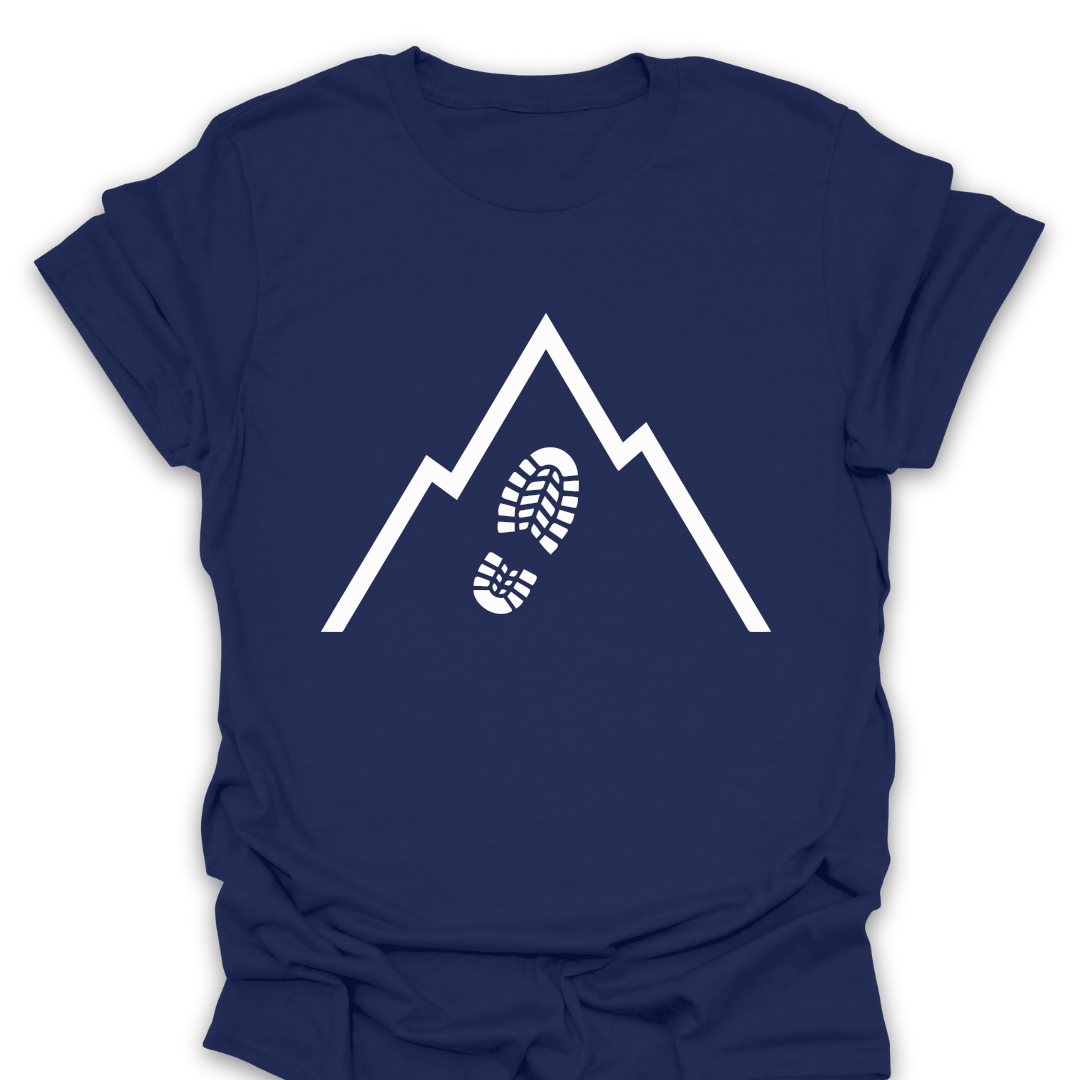 T-Shirt Navy / S Hike the Mountain Graphic T-Shirt