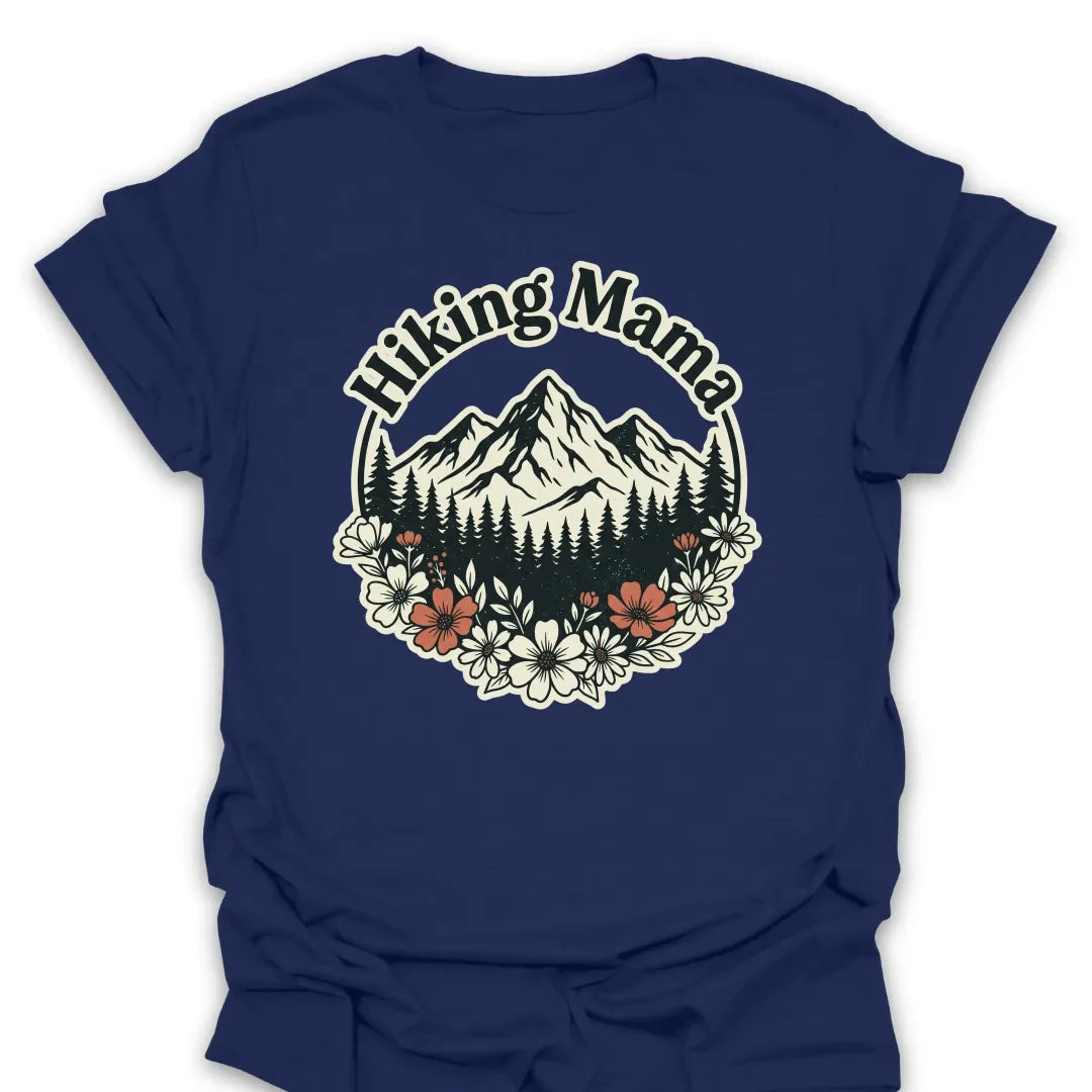 T-Shirt Navy / S Hiking Mama Scenic T-Shirt