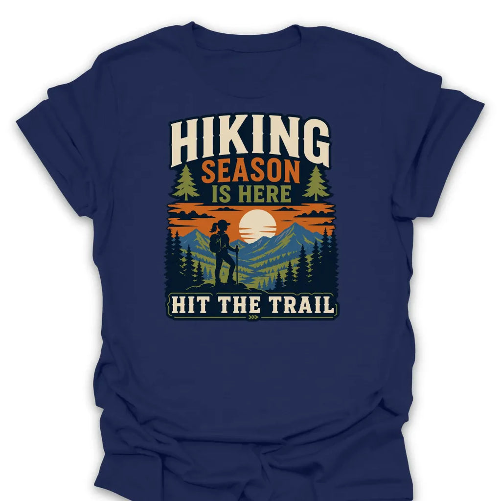 T-Shirt Navy / S Hit The Trail