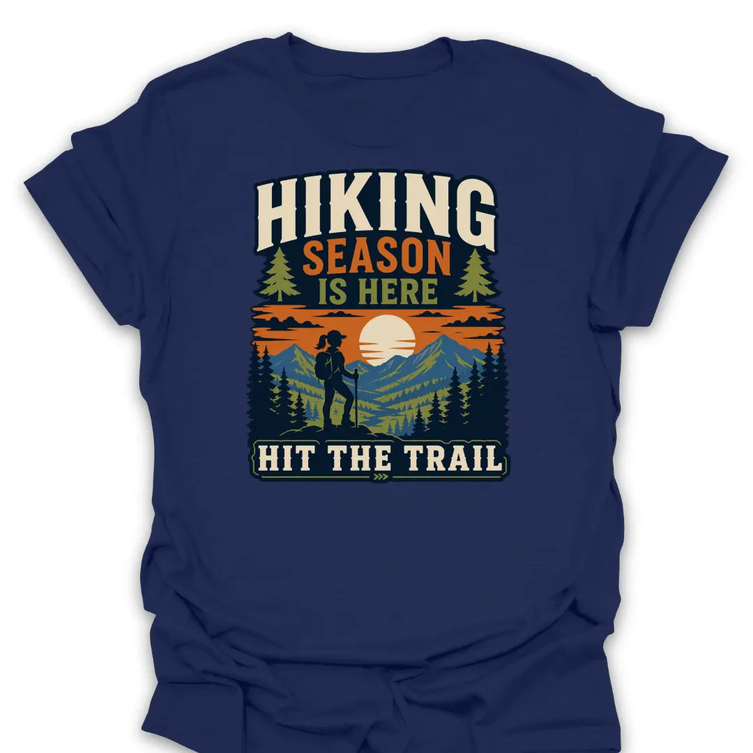 T-Shirt Navy / S Hit The Trail