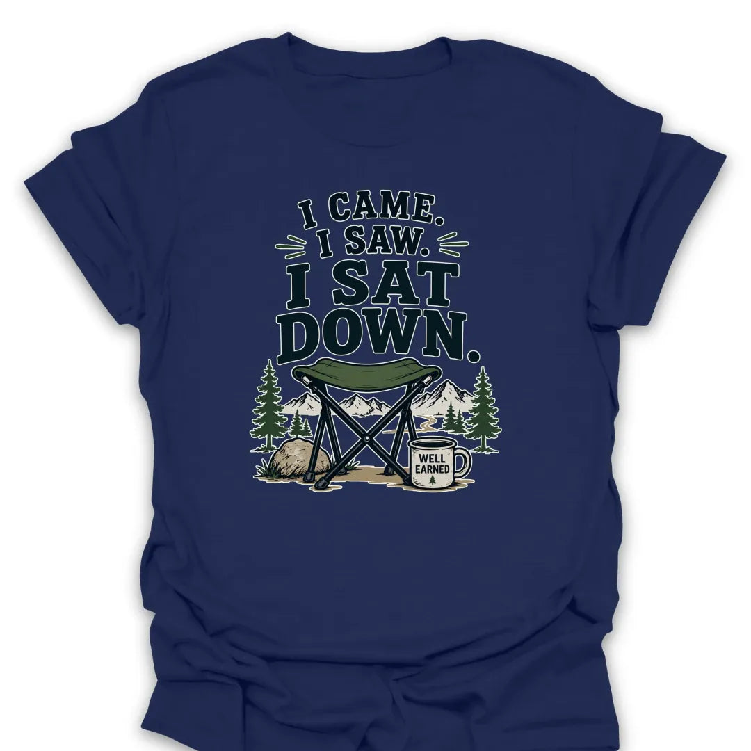 T-Shirt Navy / S I Came. I Saw