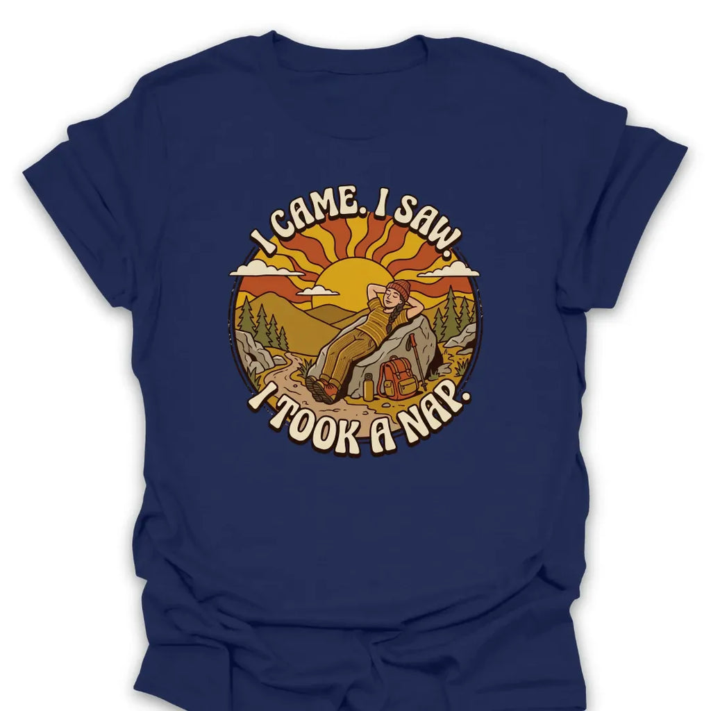 T-Shirt Navy / S I Came I Saw T-Shirt
