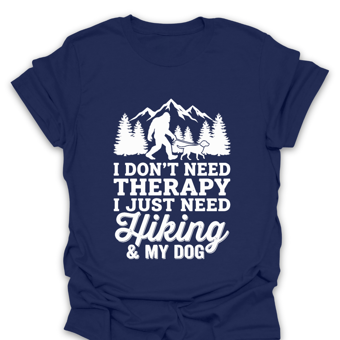 T-Shirt Navy / S I Just Need Hiking & My Dog T-Shirt