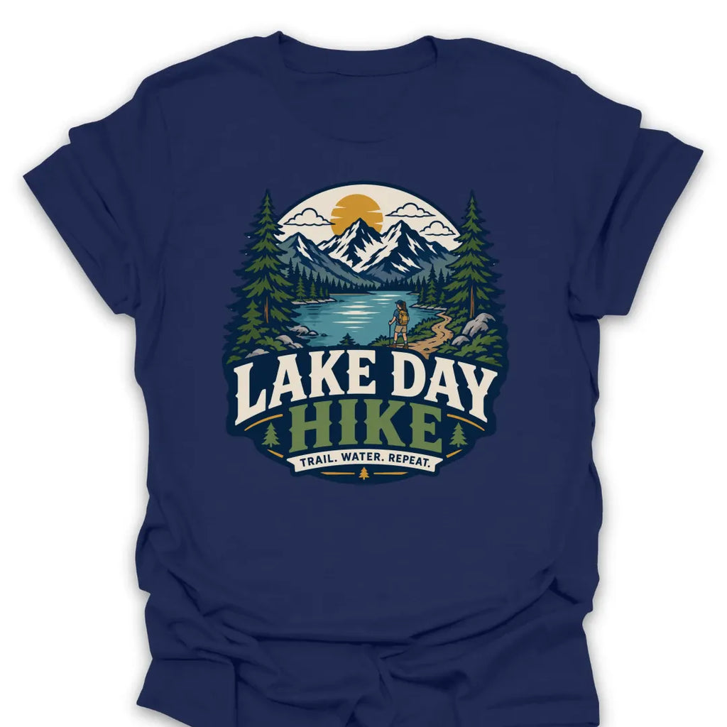 T-Shirt Navy / S Lake Day Hike