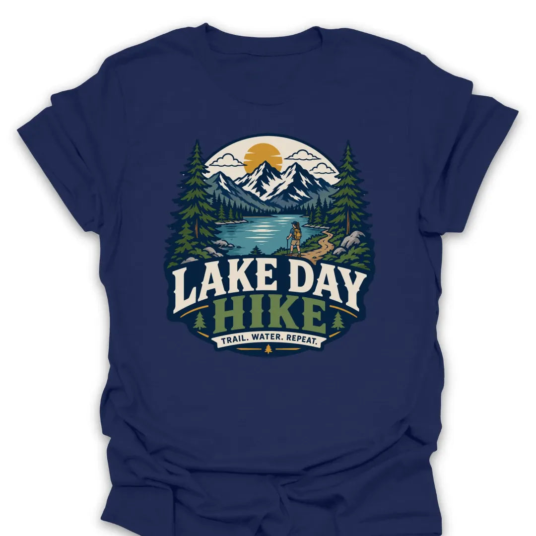 T-Shirt Navy / S Lake Day Hike