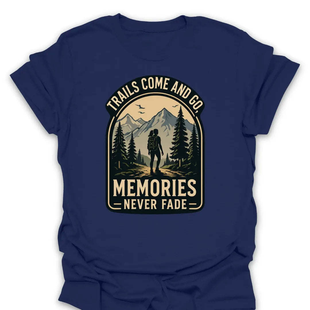 T-Shirt Navy / S Memories Never Fade Trail T-Shirt