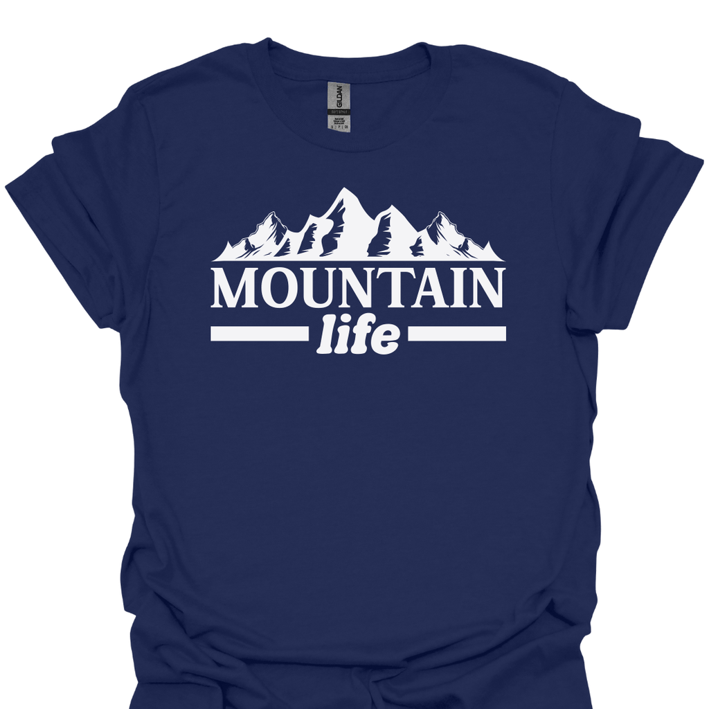 T-Shirt Navy / S Mountain Life – Outdoor Adventure T-Shirt