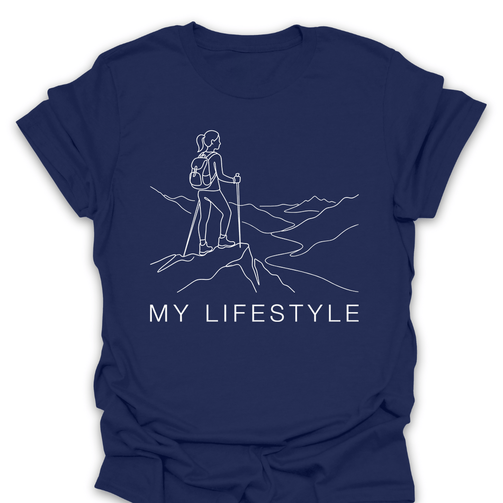 T-Shirt Navy / S My Lifestyle Hiking Tee