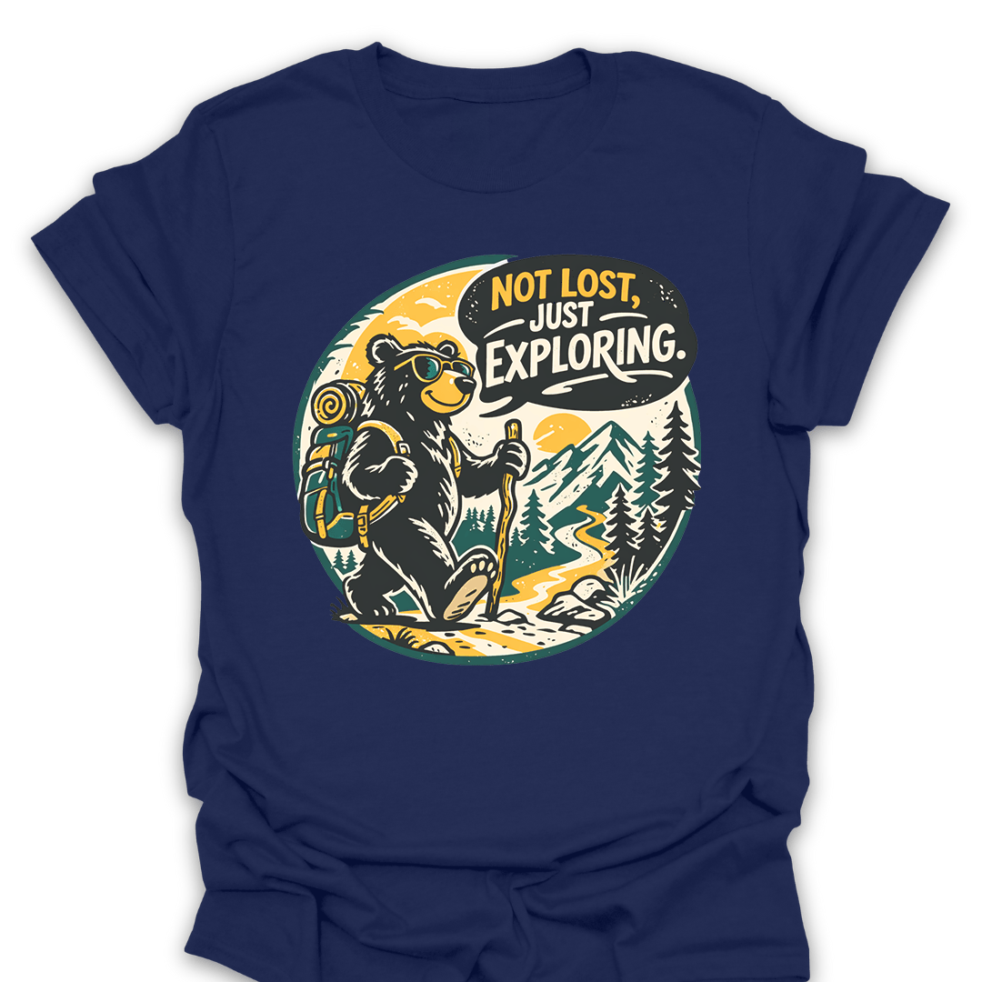 T-Shirt Navy / S Not Lost Exploring Tee