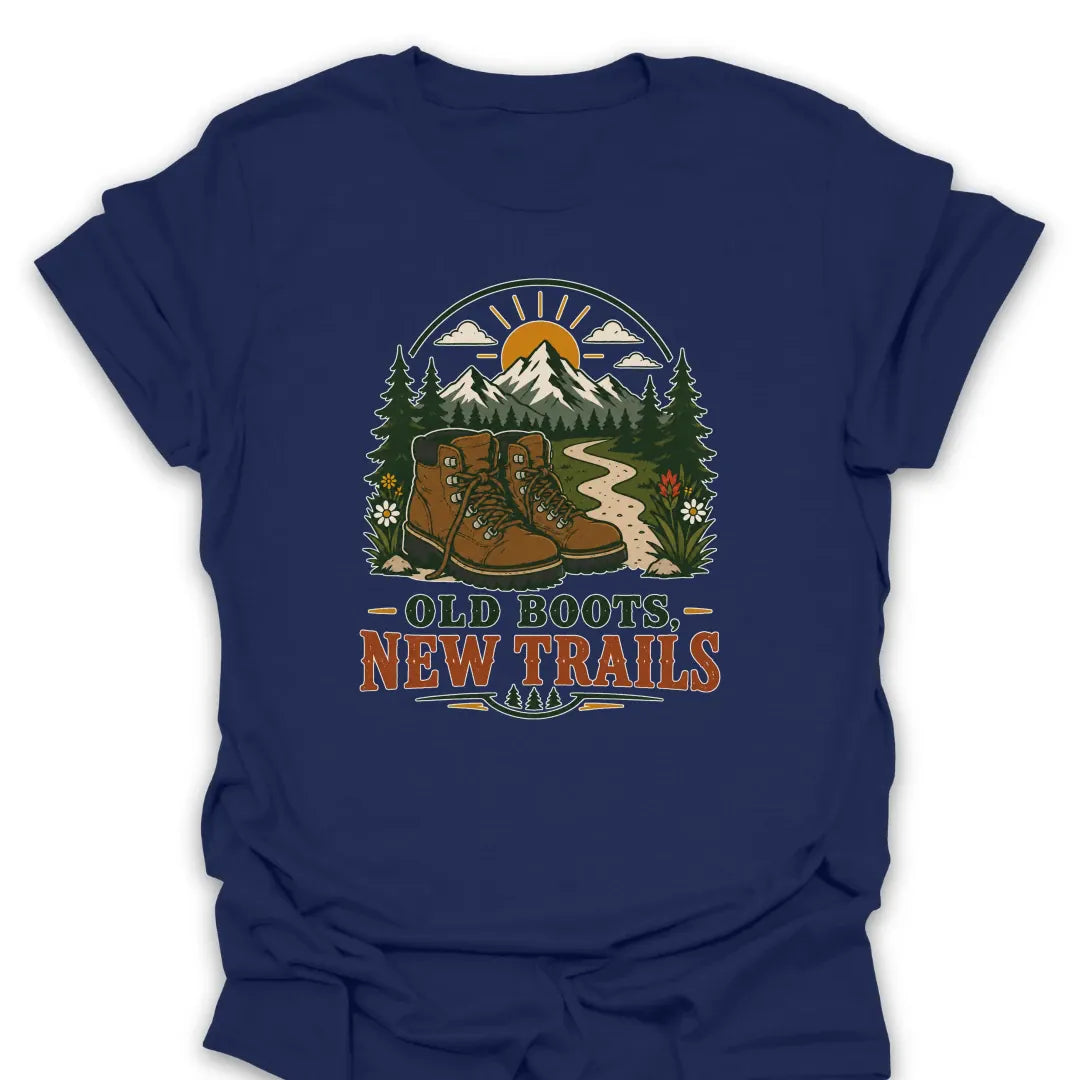 T-Shirt Navy / S Old Boots, New Trails