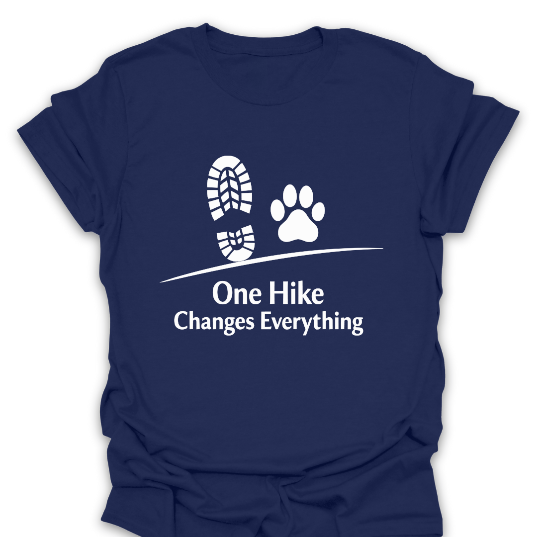 T-Shirt Navy / S One Hike Changes Everything T-Shirt