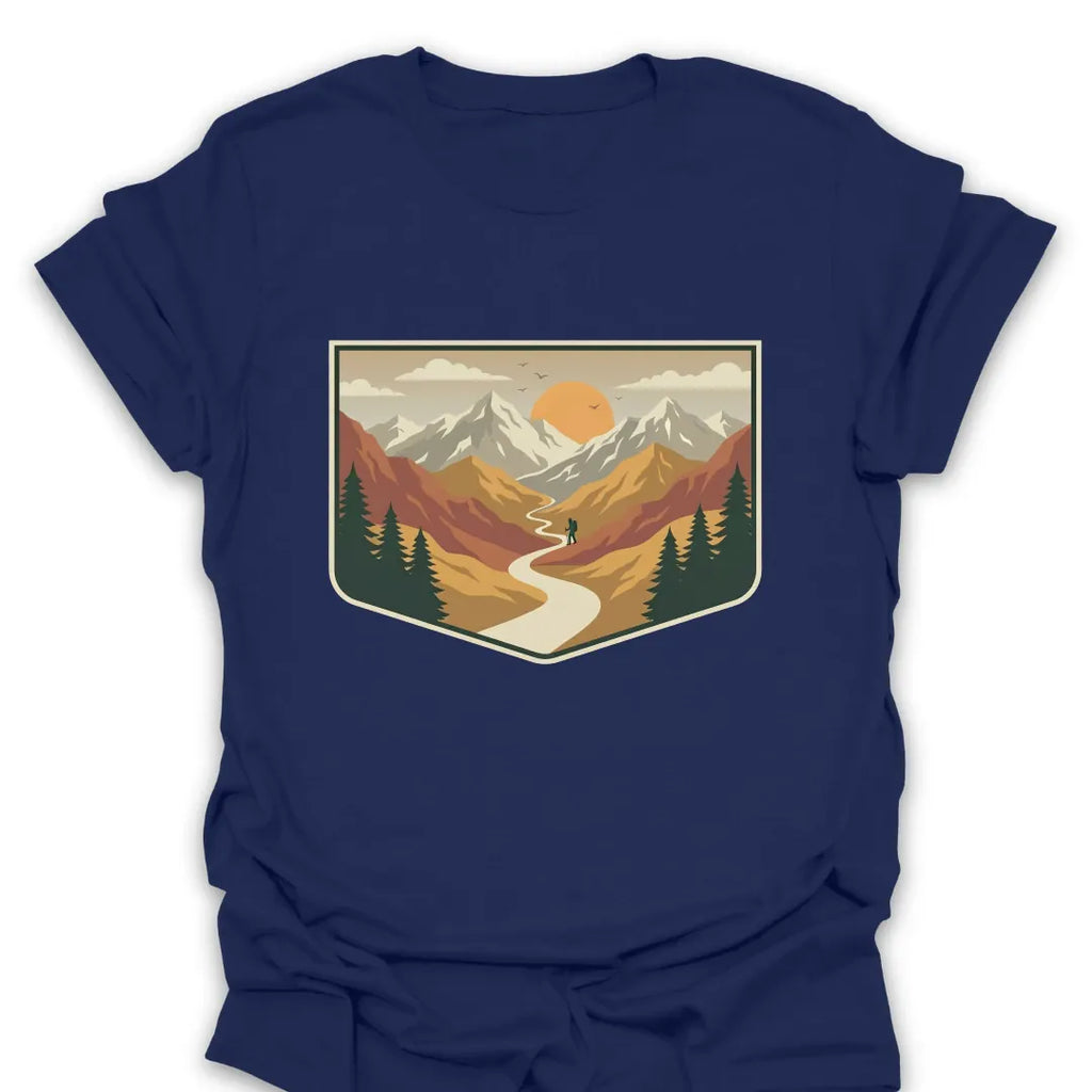 T-Shirt Navy / S One Trail At A Time Tee