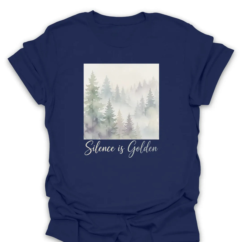 T-Shirt Navy / S Silence Is Golden T-Shirt