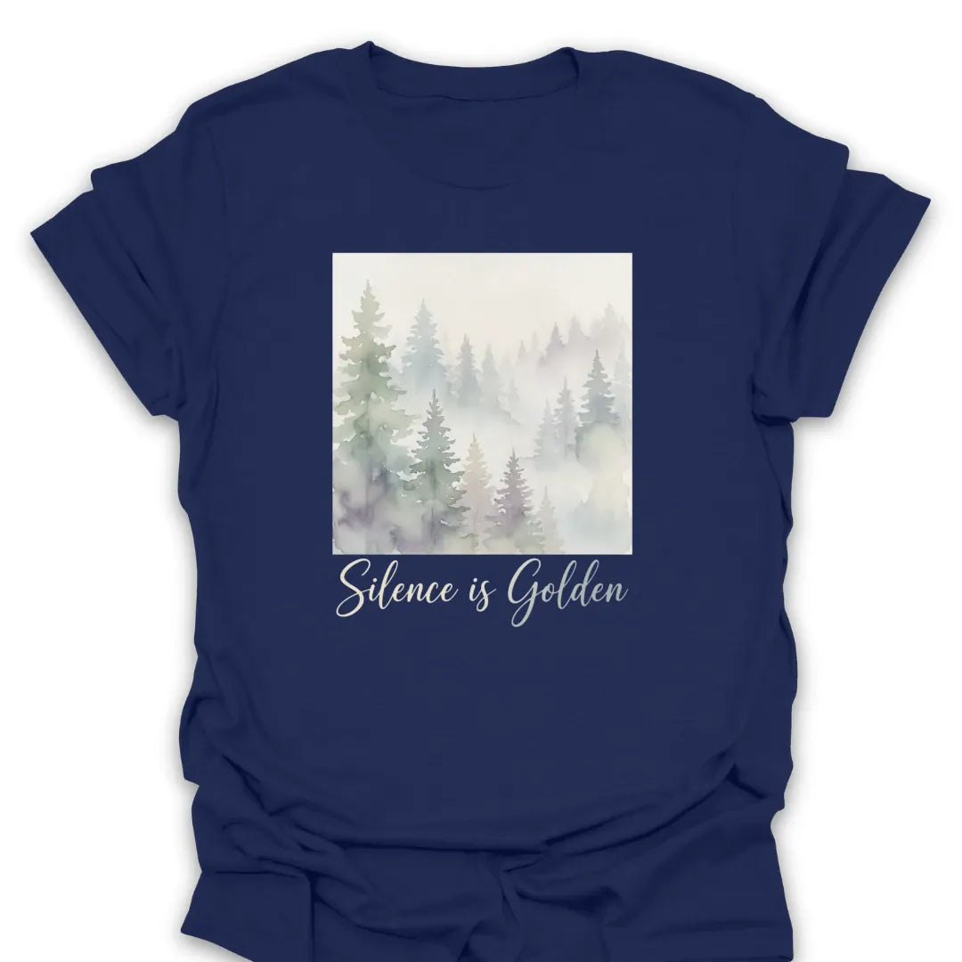 T-Shirt Navy / S Silence Is Golden T-Shirt