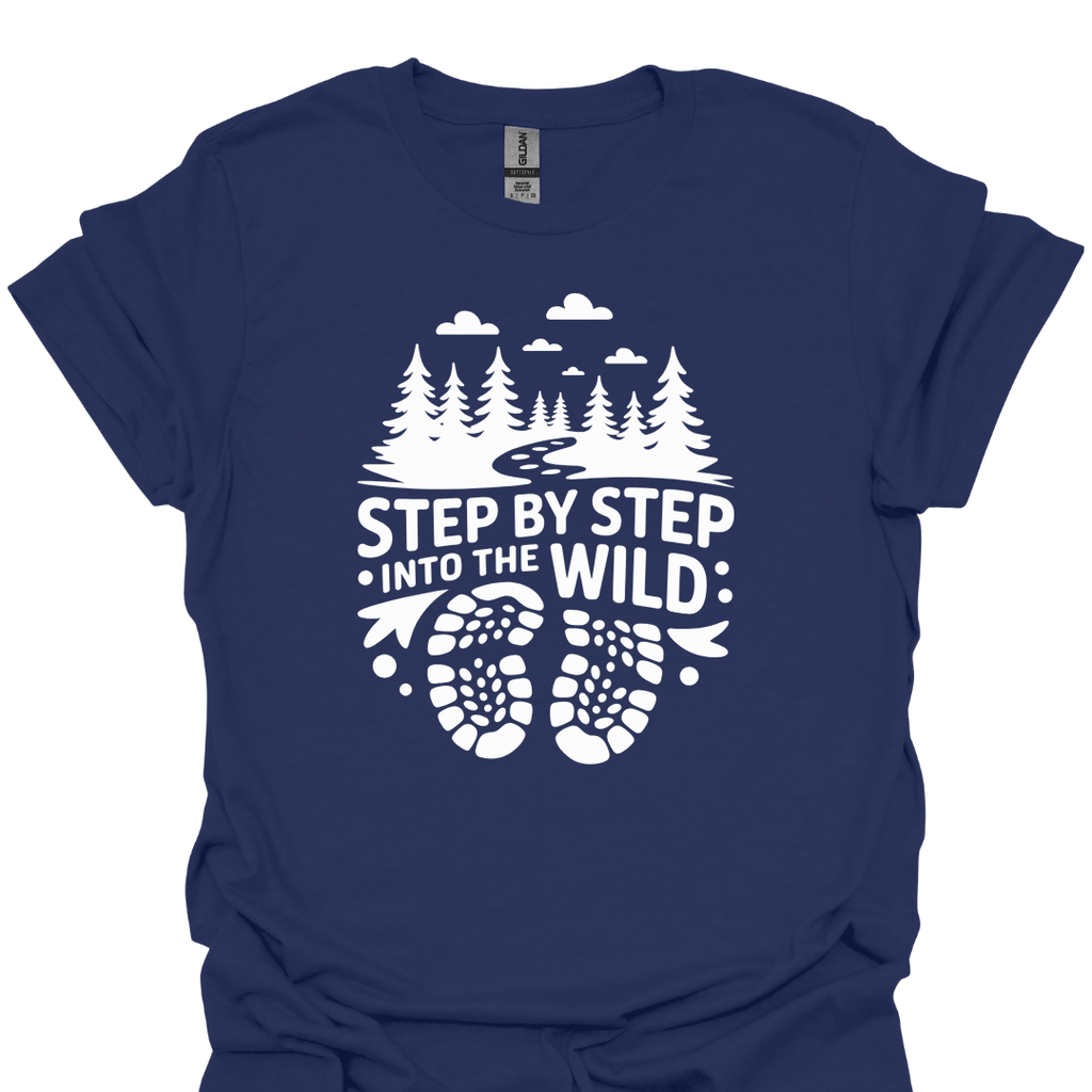 T-Shirt Navy / S Step By Step Wild T-Shirt