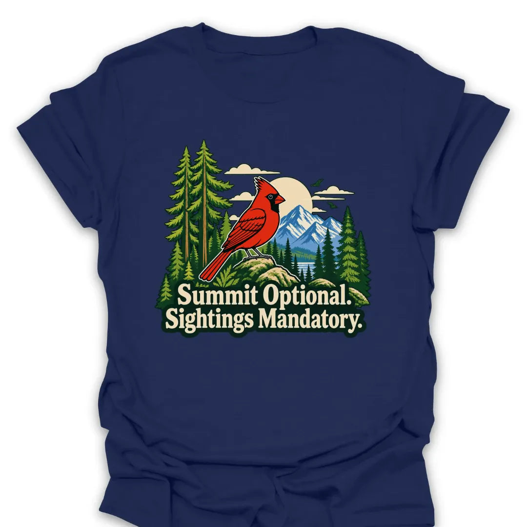 T-Shirt Navy / S Summit Optional Cardinal Mandatory