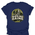 T-Shirt Navy / S Switchback Gains T-Shirt