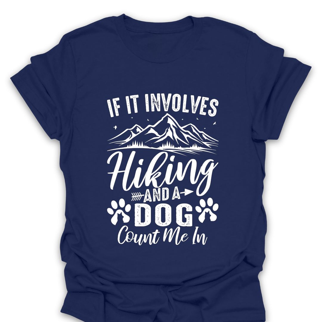 T-Shirt Navy / S Trail Dog Life T-Shirt