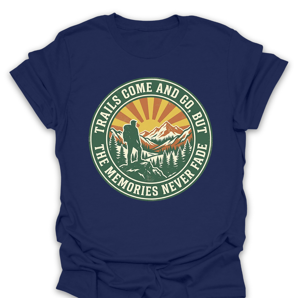 T-Shirt Navy / S Trail Memories Tee