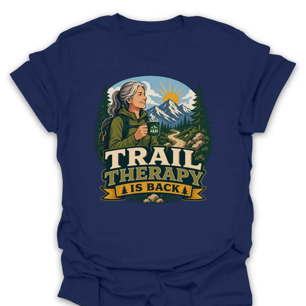 T-Shirt Navy / S Trail Therapy Is Back