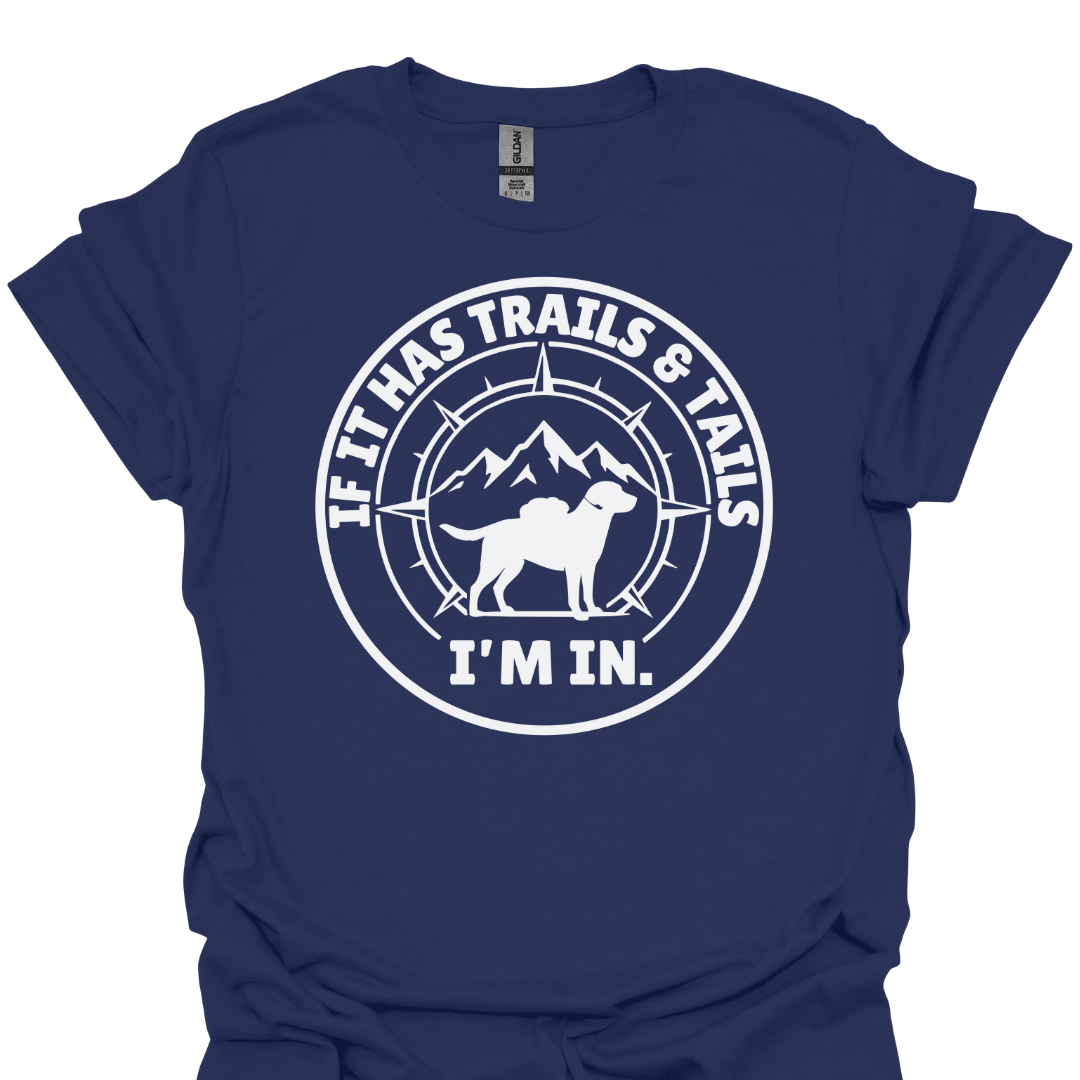 T-Shirt Navy / S Trails & Tails T-Shirt