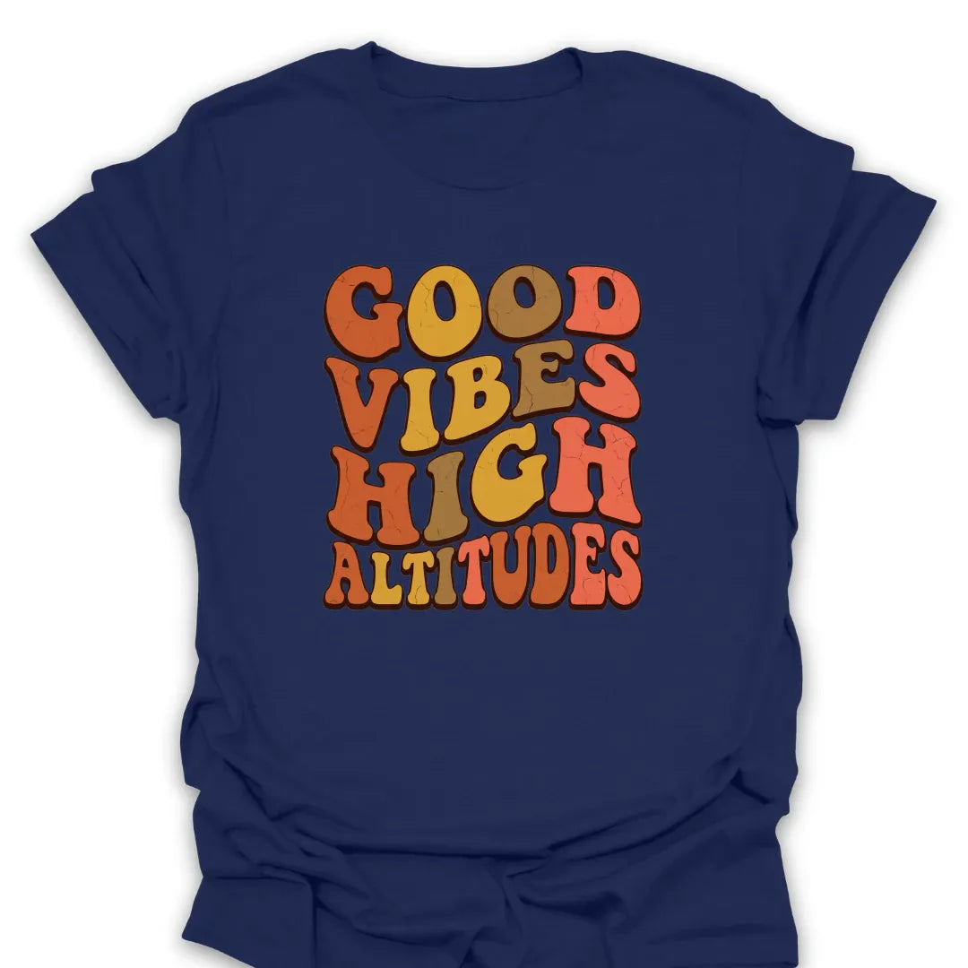 T-Shirt Navy / S Vibes & High Altitudes T-Shirt