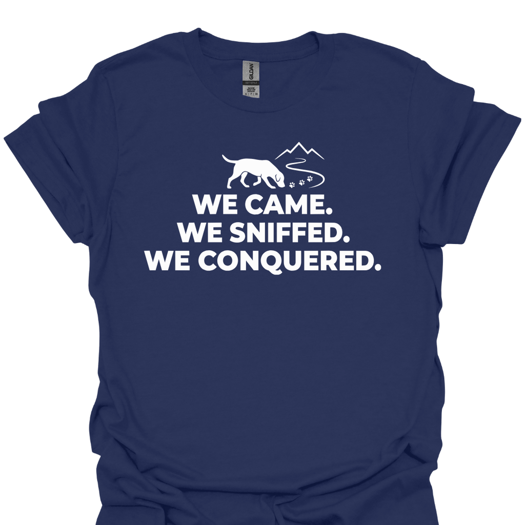 T-Shirt Navy / S We Sniffed We Conquered T-Shirt