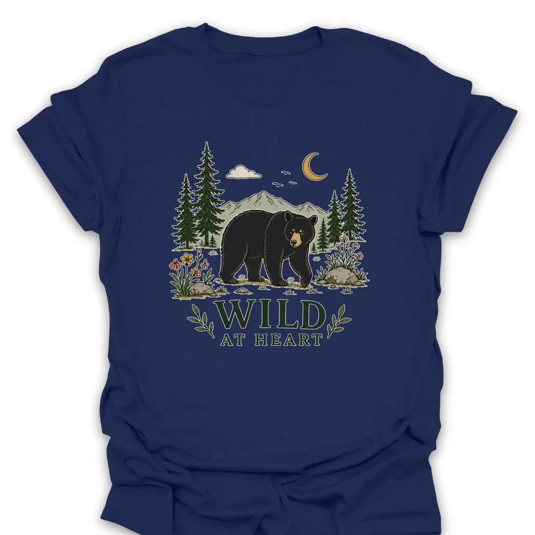 T-Shirt Navy / S Wild At Heart