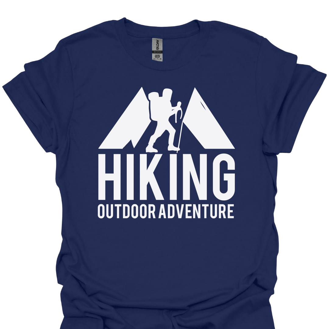 T-Shirt Navy / XS Hiking Outdoor Adventure – Mountain Trekker T-Shirt