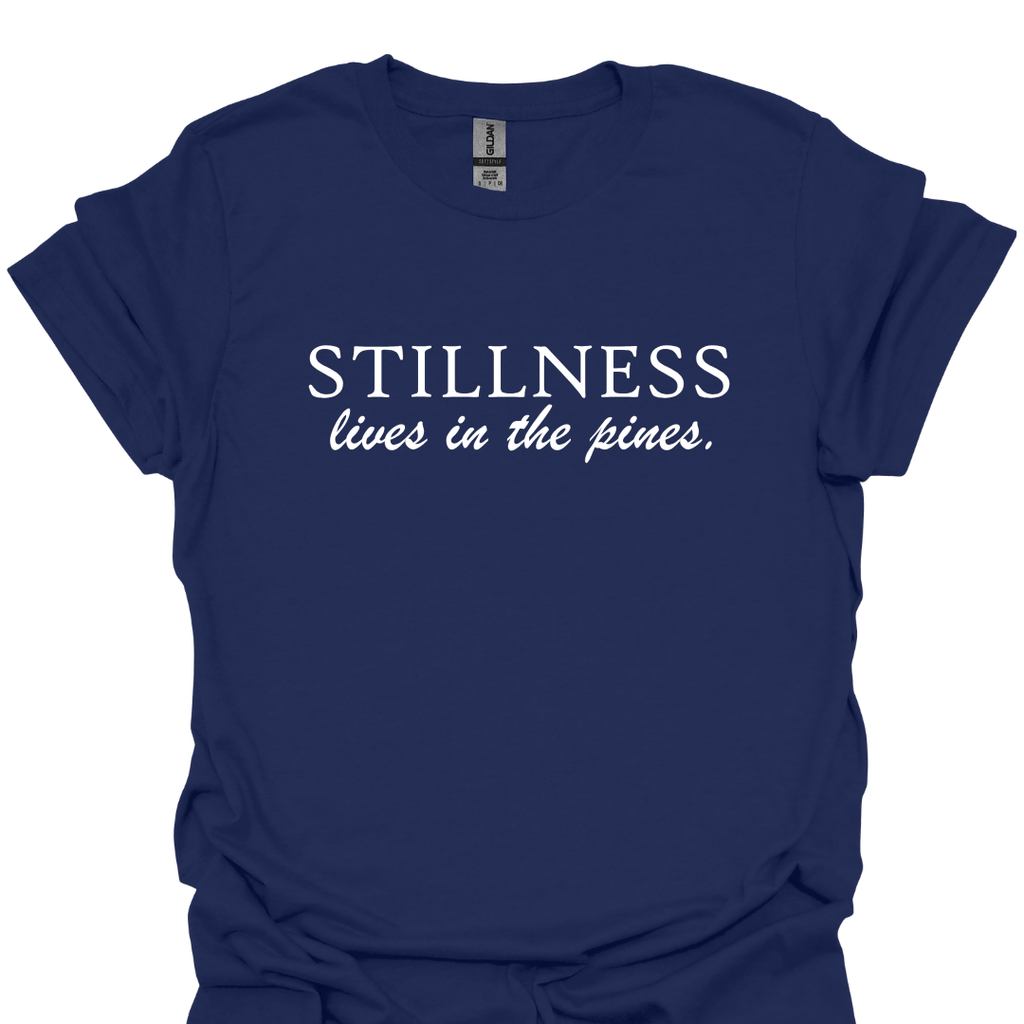 T-Shirt Navy / XS Stillness Lives in the Pines Tee 🌲