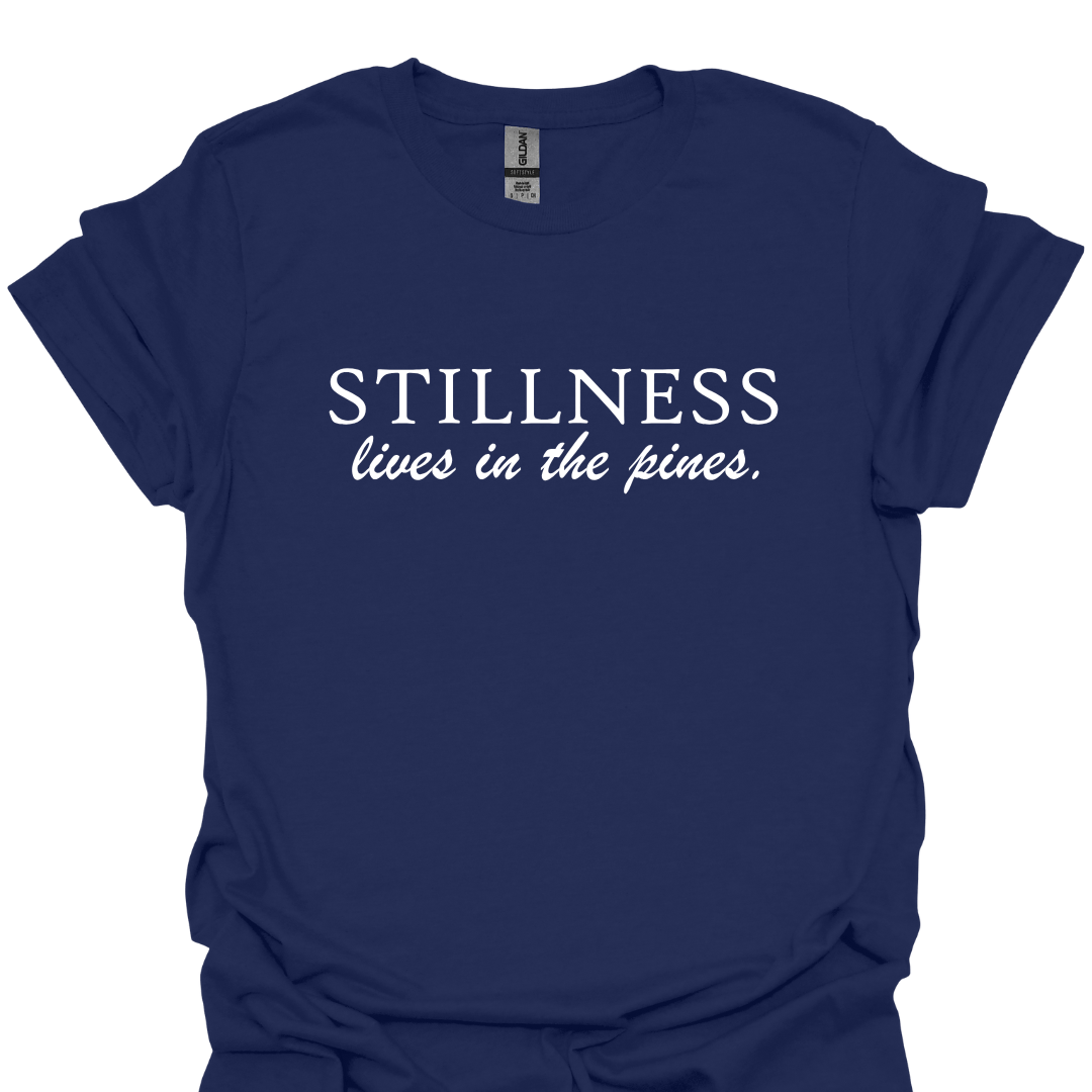 T-Shirt Navy / XS Stillness Lives in the Pines Tee 🌲
