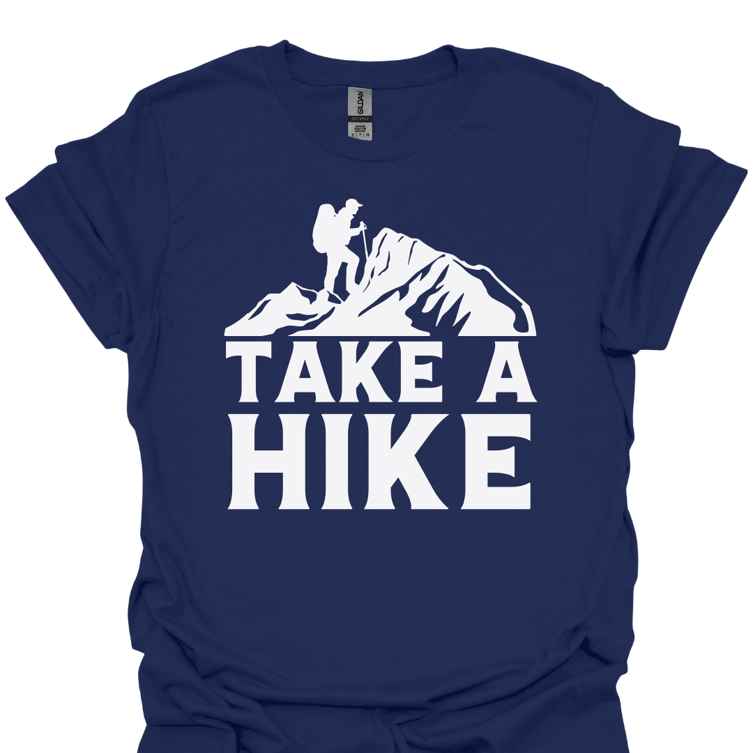 T-Shirt Navy / XS Take a Hike – Bold Mountain Explorer T-Shirt