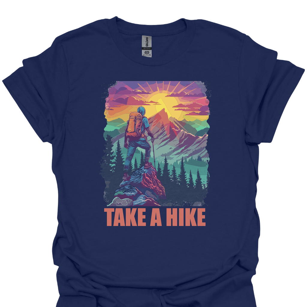 T-Shirt Navy / XS Take A Hike - Graphic T-Shirt