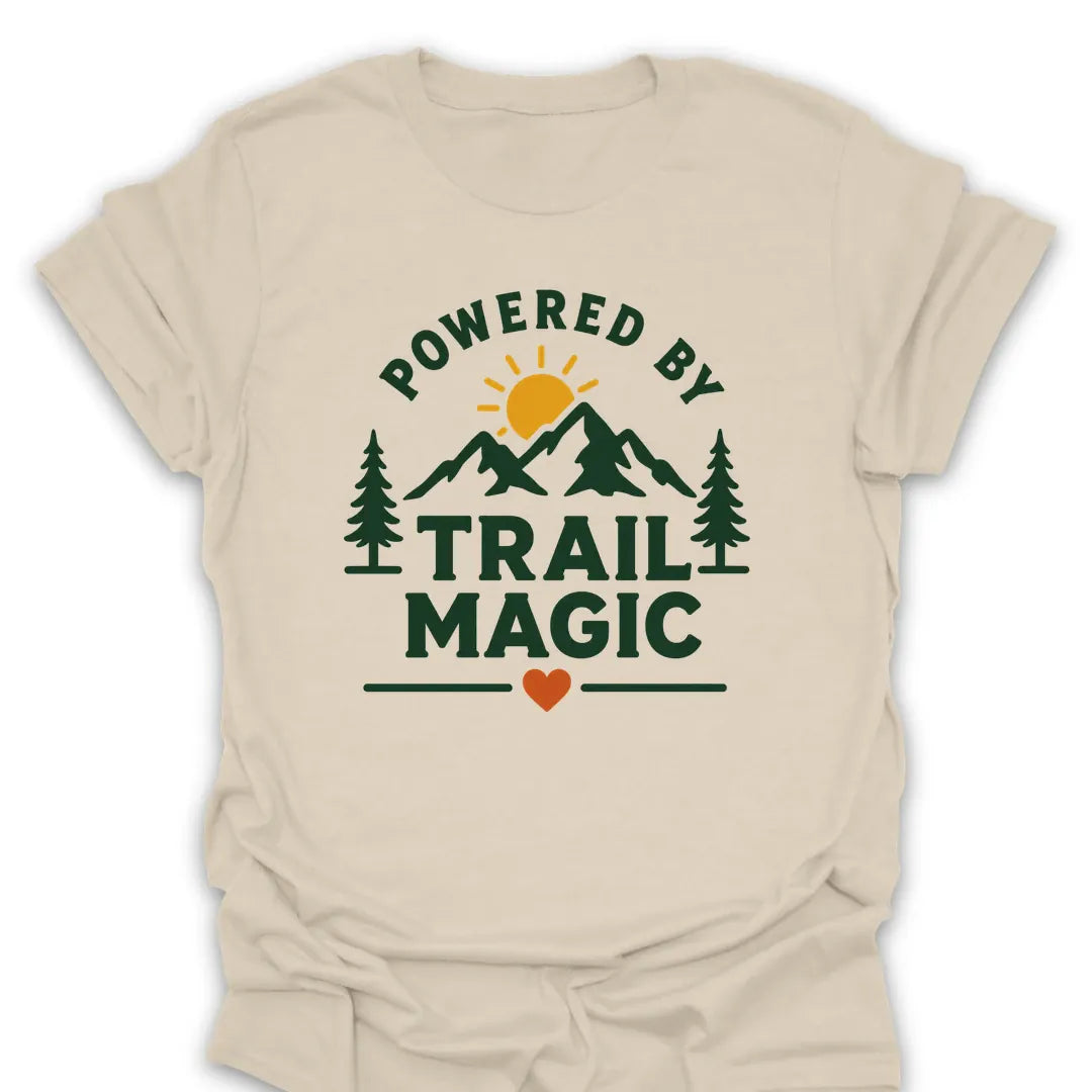 T-Shirt Powered By Trail Magic Mountain T-Shirt