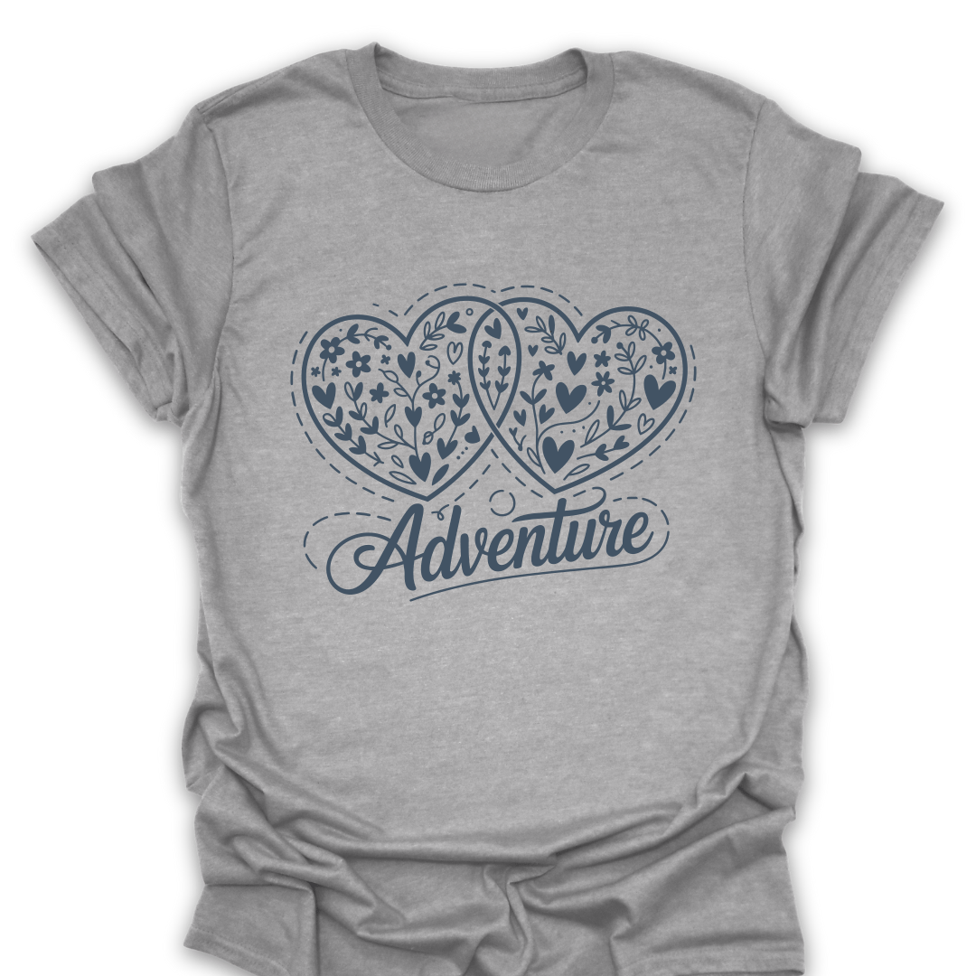 T-Shirt Sport Grey / S Adventure Heart T-Shirt