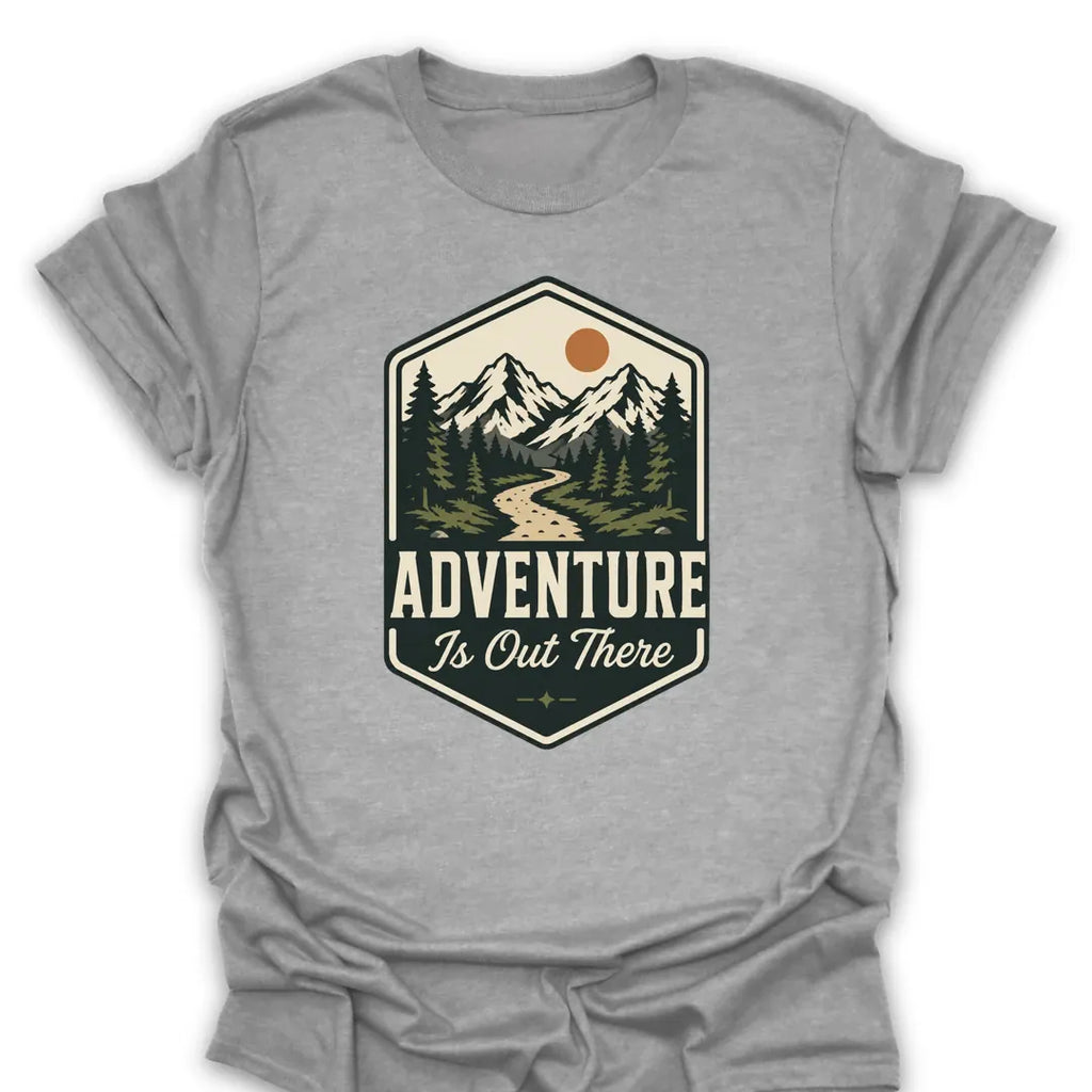 T-Shirt Sport Grey / S Adventure Is Out There T-Shirt