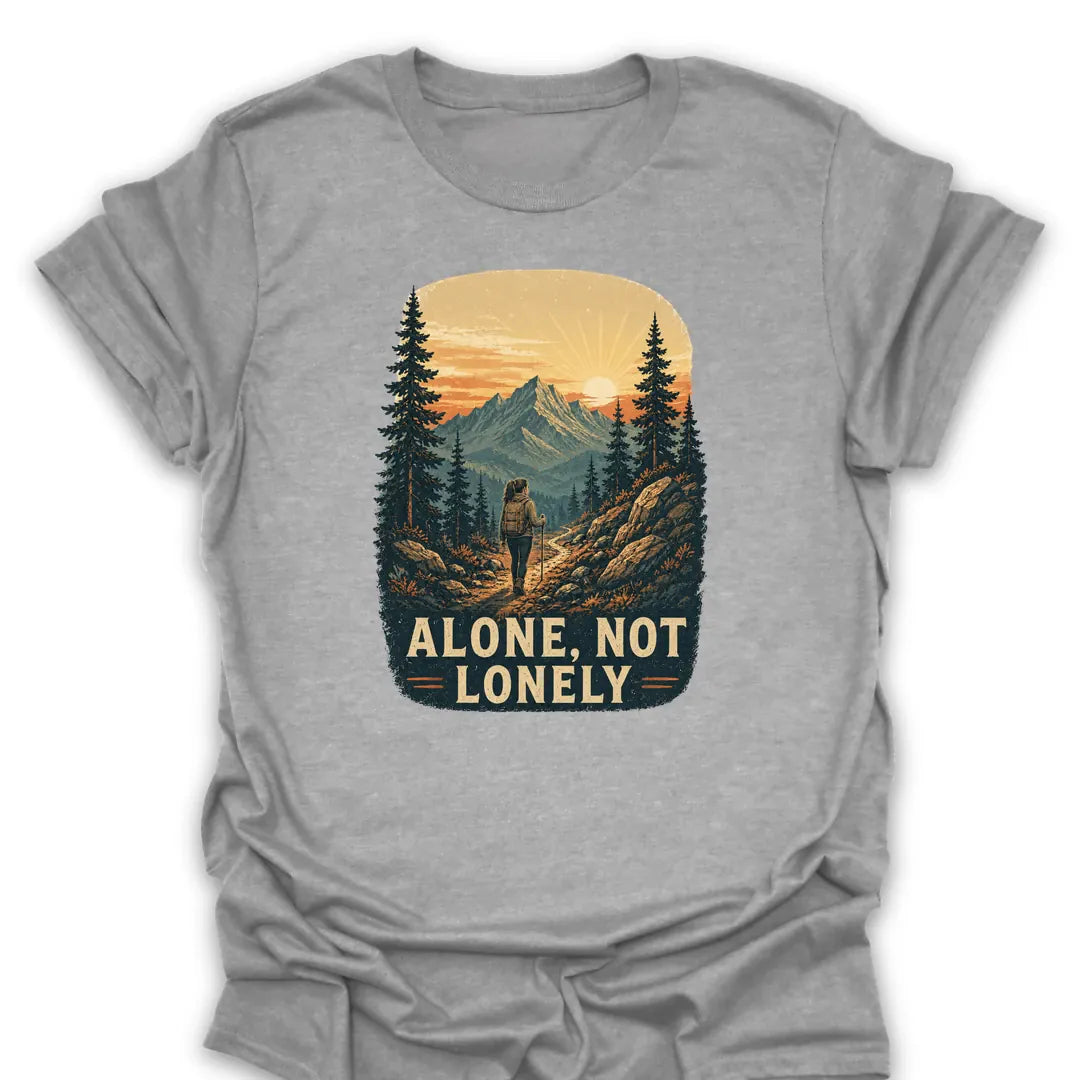T-Shirt Sport Grey / S Alone Not Lonely T-Shirt
