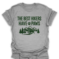 T-Shirt Sport Grey / S best-hikers-have-paws_green