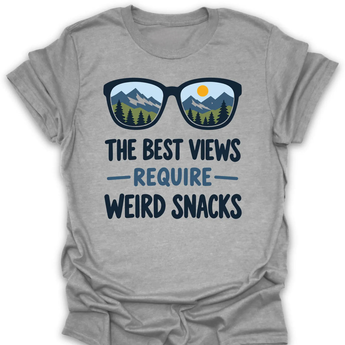 T-Shirt Sport Grey / S Best Views Weird Snacks
