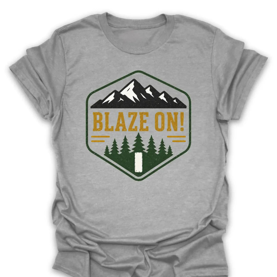 T-Shirt Sport Grey / S Blaze On! T-Shirt