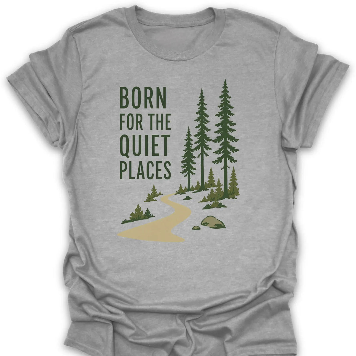 T-Shirt Sport Grey / S Born for the Quiet Places