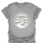 T-Shirt Sport Grey / S Choose the Scenic Route T-Shirt