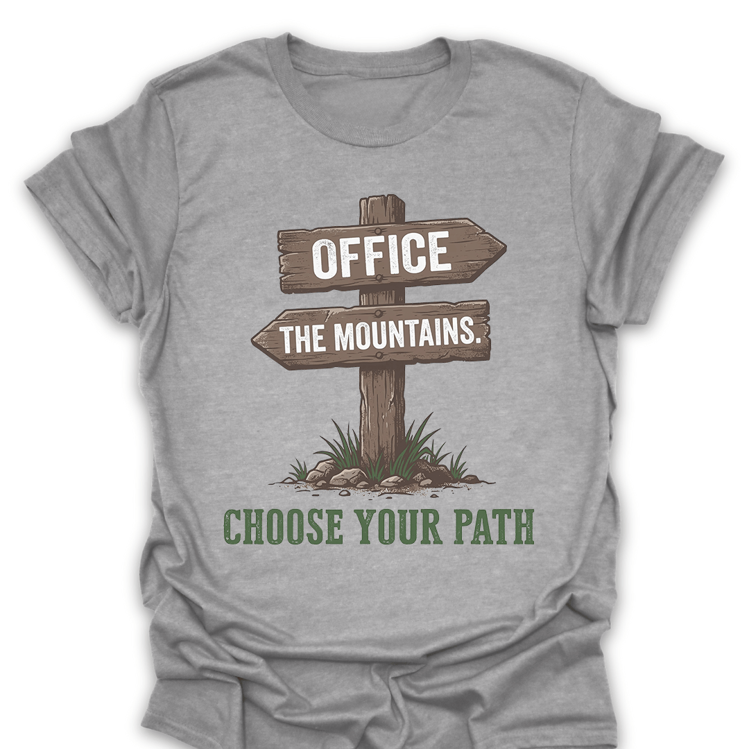 T-Shirt Sport Grey / S Choose Your Path Tee