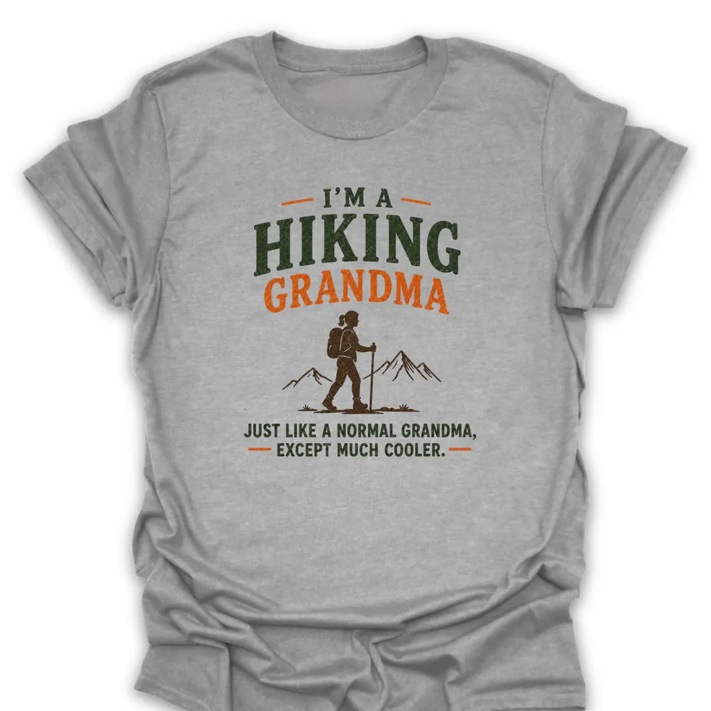 T-Shirt Sport Grey / S Cooler Hiking Grandma T-Shirt