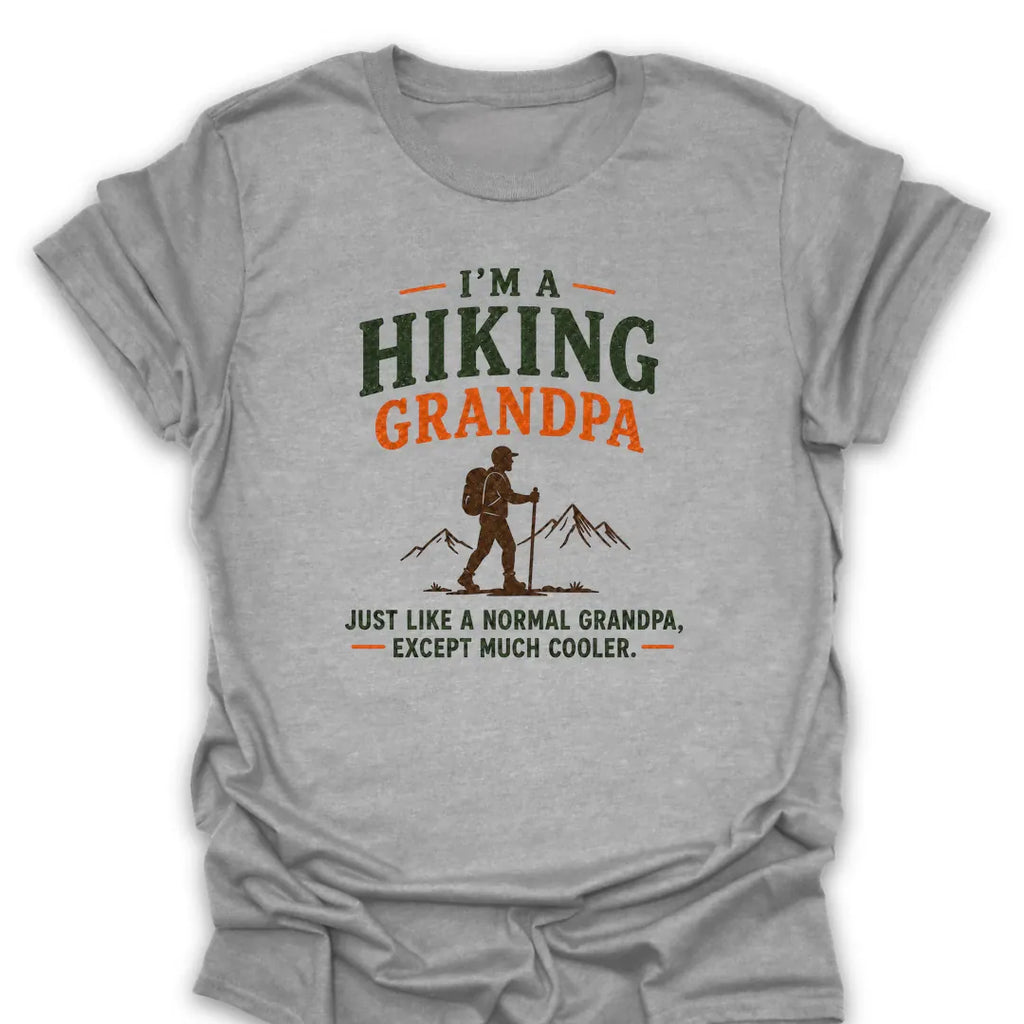 T-Shirt Sport Grey / S Cooler Hiking Grandpa T-Shirt