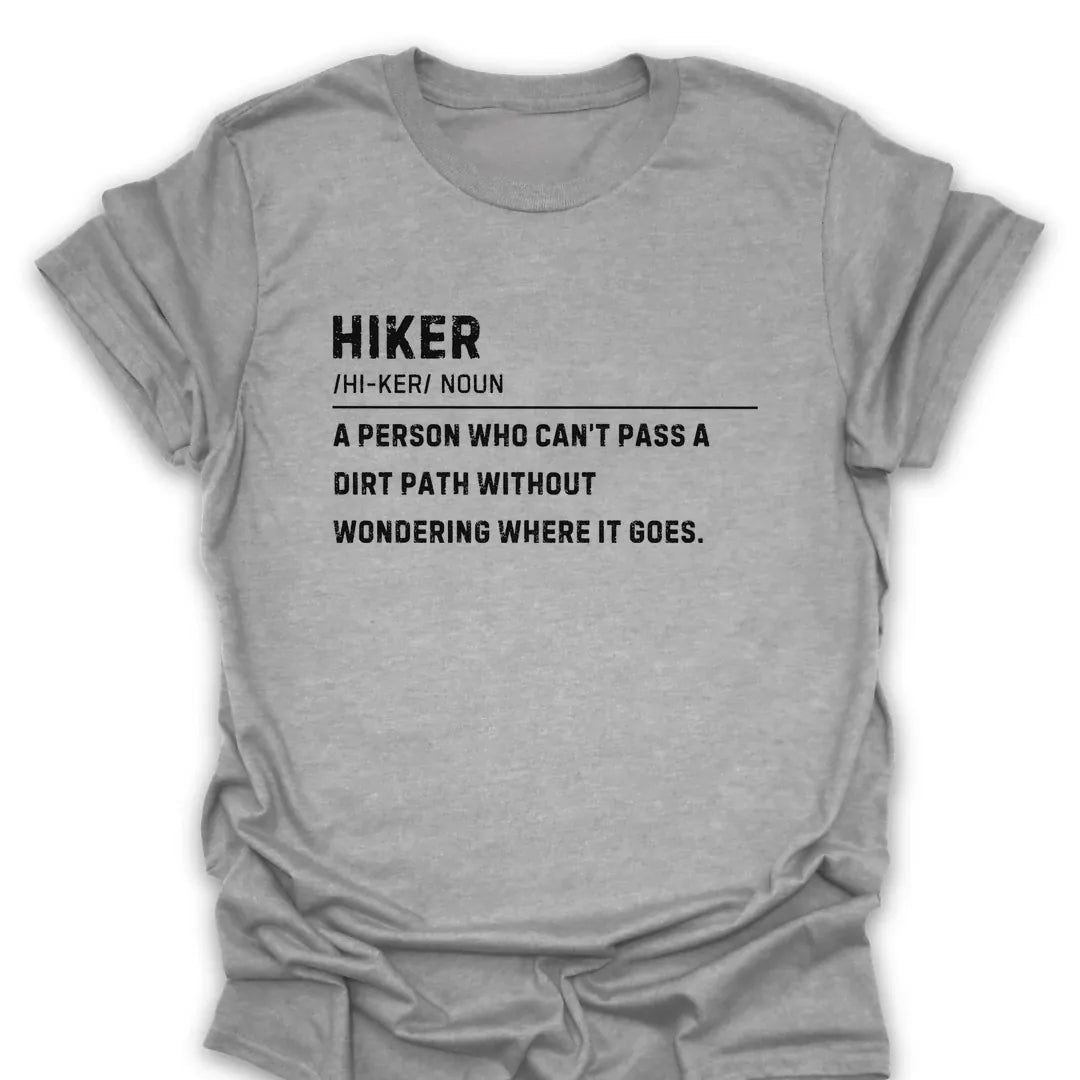 T-Shirt Sport Grey / S Curious Hiker