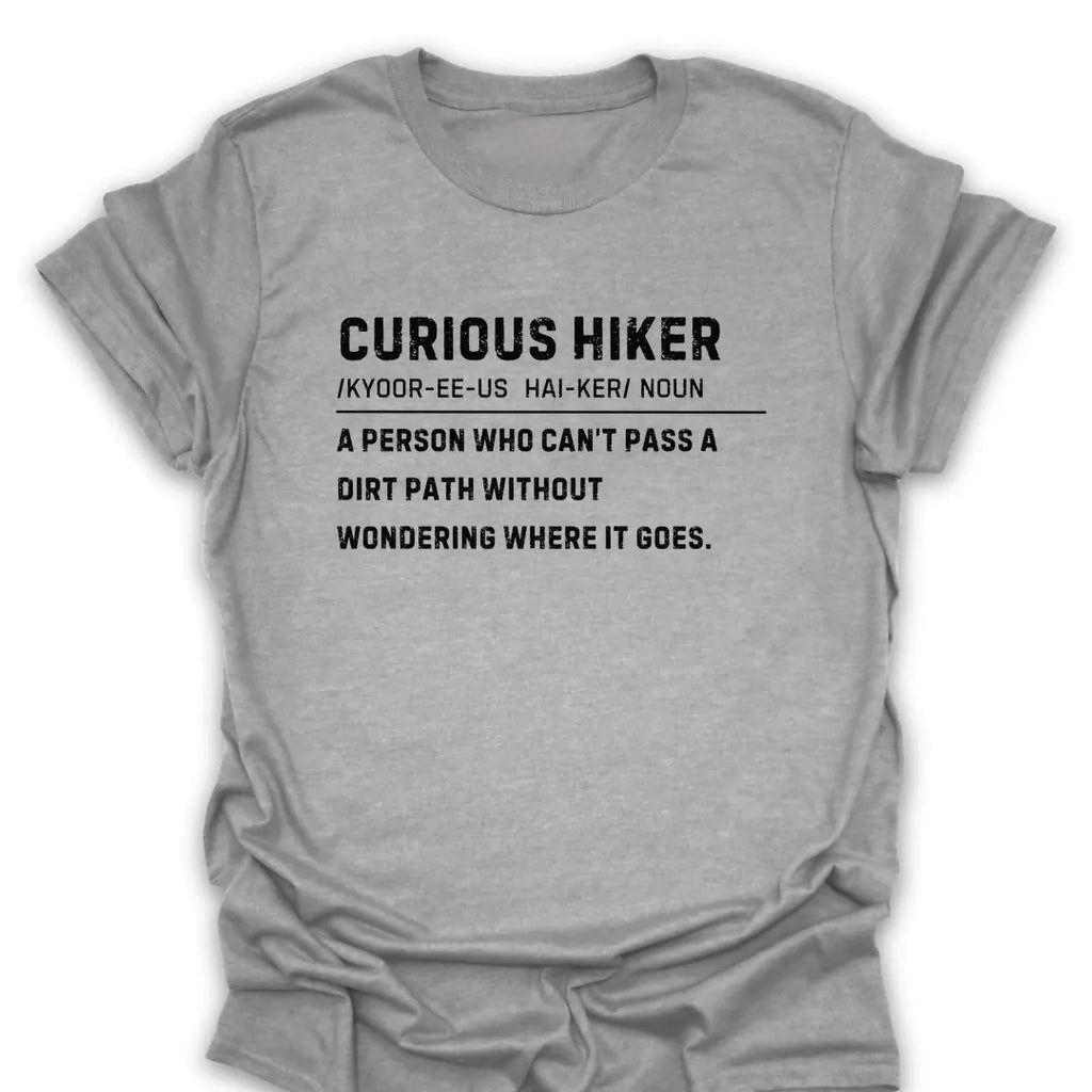 T-Shirt Sport Grey / S Curious Hiker Definition T-Shirt