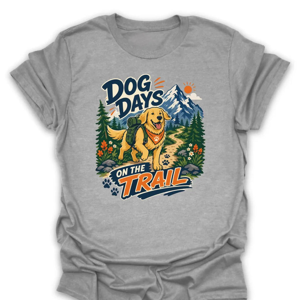 T-Shirt Sport Grey / S Dog Days On The Trail