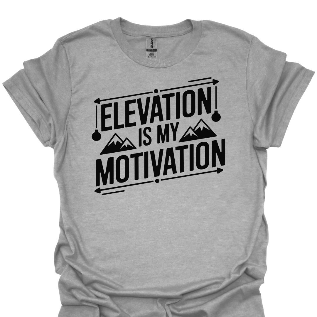 T-Shirt Sport Grey / S Elevation Is My Motivation T-Shirt